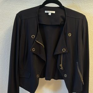 Cabi jacket brand little lightweight jacket with front zipper black